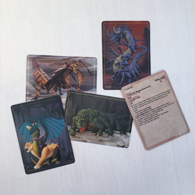 Dungeon World Creature Deck : Aberrations & Magical Beasts