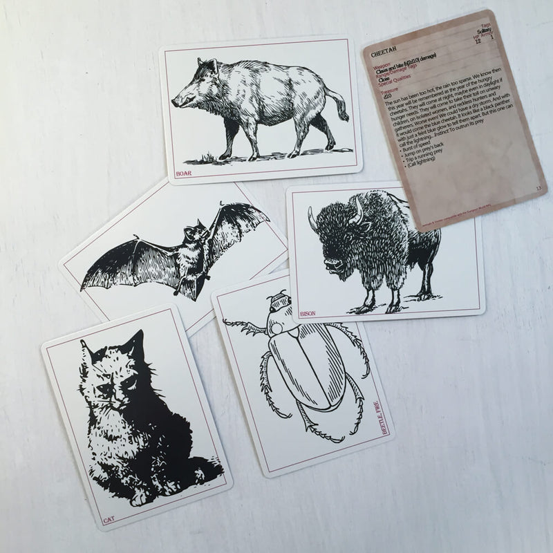 Dungeon World Creature Deck : Animals