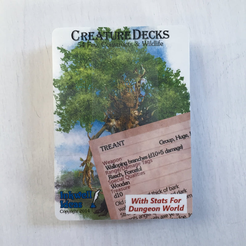 Dungeon World Creature Deck : Fey, Constructs, & Wildlife