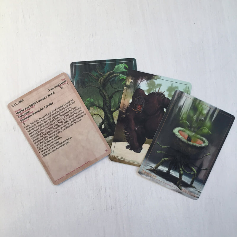 Dungeon World Creature Deck : Fey, Constructs, & Wildlife