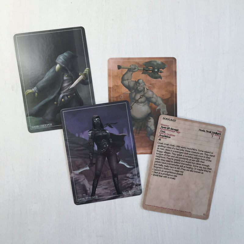 Dungeon World Creature Deck : Humanoids & Monstrous Humanoids