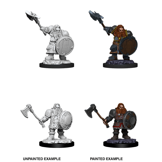 Mini - D&D Nolzur's Marvelous : Dwarf Fighter (Male)