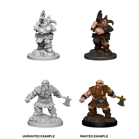 Mini - D&D Nolzur's Marvelous : Dwarf Barbarian (Male)