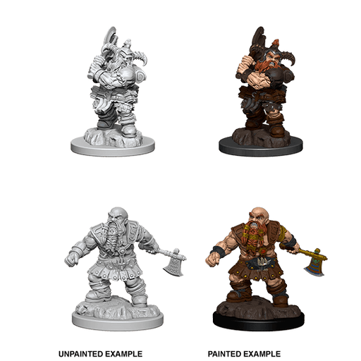Mini - D&D Nolzur's Marvelous : Dwarf Barbarian (Male)
