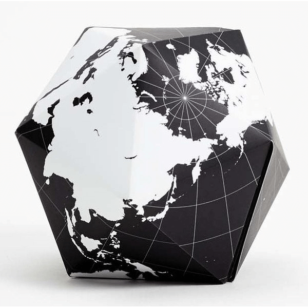 Dymaxion Globe (Black / White)