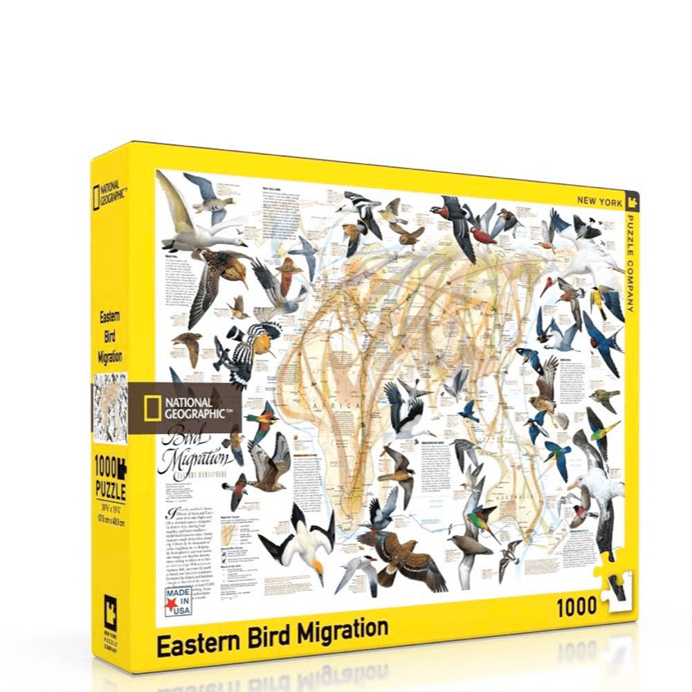 Puzzle (1000pc) National Geographic : Eastern Bird Migration