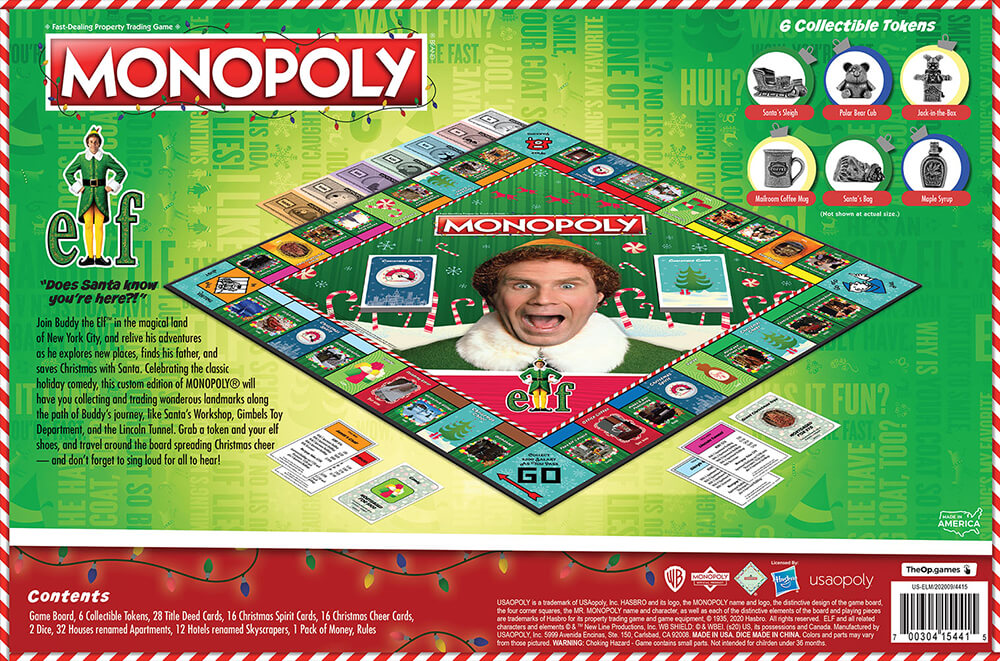 Monopoly Elf Twenty Sided