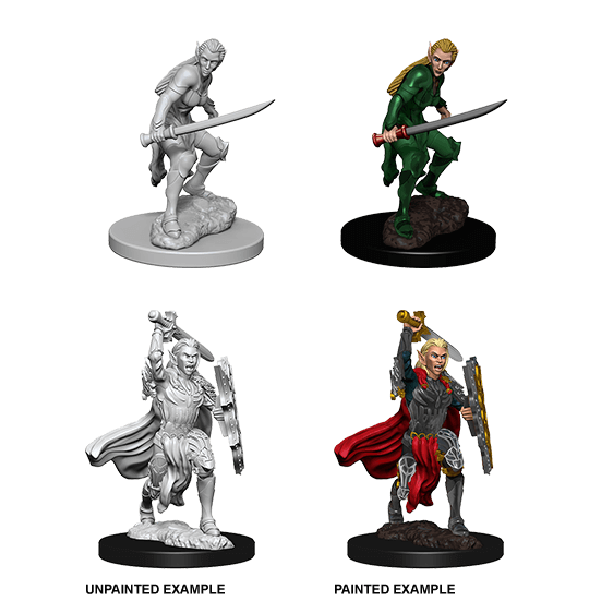 Mini - D&D Nolzur's Marvelous : Elf Fighter (Female)