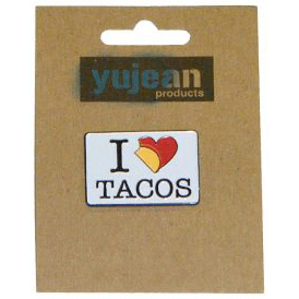Enamel Pin : I Heart Tacos