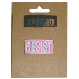 Enamel Pin : RESIST (Pink)