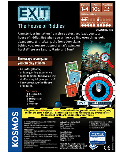 Exit : The House of Riddles