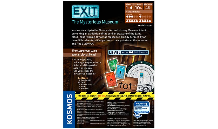 Exit : The Mysterious Museum