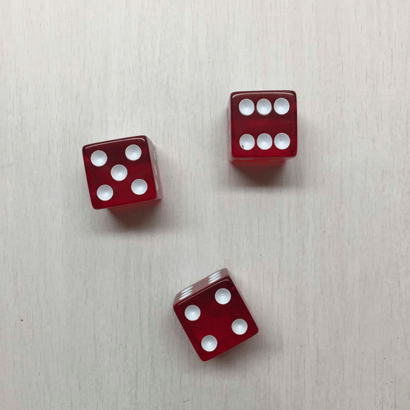 Polyhedral Dice d6 Casino (19mm) Fabulous Las Vegas