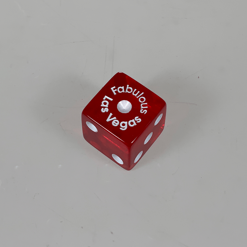 Polyhedral Dice d6 Casino (19mm) Fabulous Las Vegas