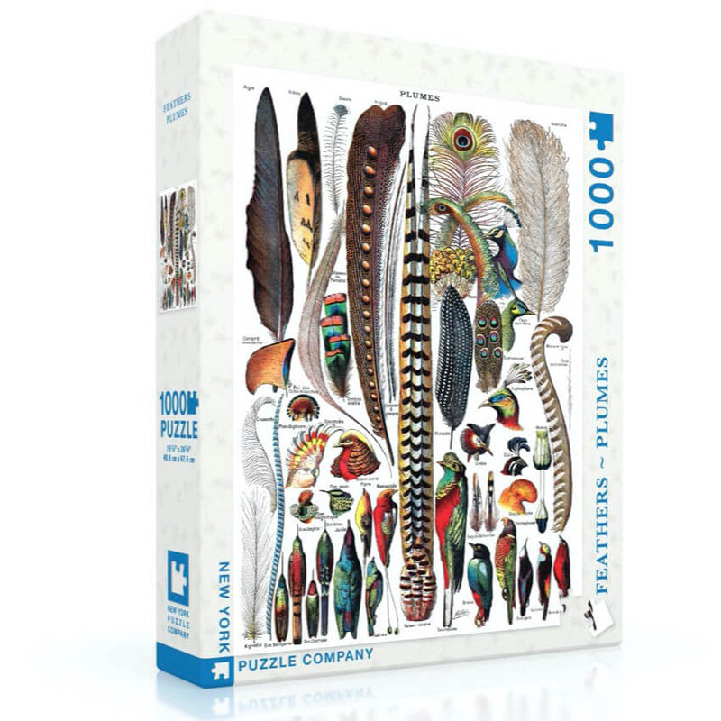 Puzzle (1000pc) Feathers - Plumes