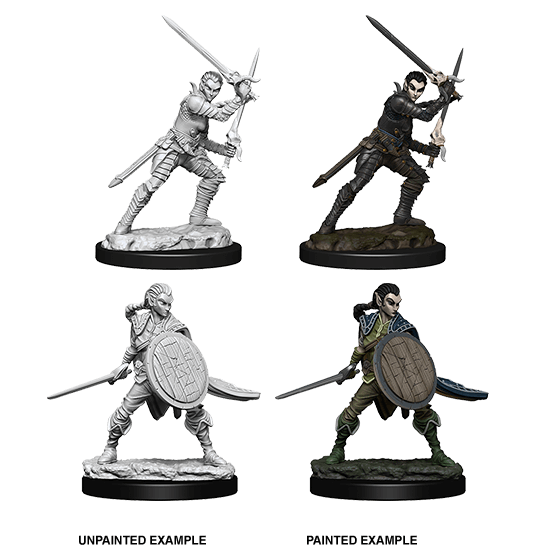 Mini - Pathfinder Deep Cuts : Elf Fighter (Female)