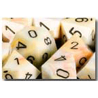 Dice Set 12d6 Festive (16mm) 27642 Circus / Black