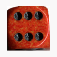 Dice Set 12d6 Speckled (16mm) 25703 Fire