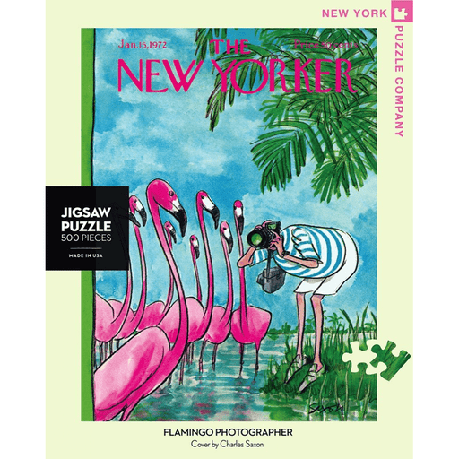 Puzzle (500pc) New Yorker : Flamingo Photographer