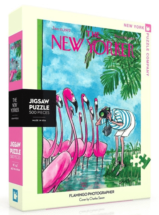 Puzzle (500pc) New Yorker : Flamingo Photographer