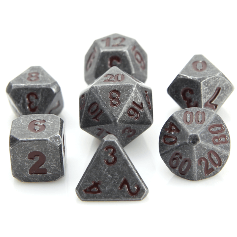 Polyhedral Dice Metal d20 (1ct) Assorted — Twenty Sided™