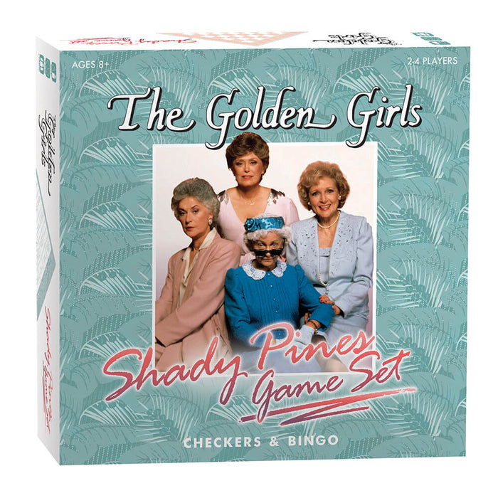 Golden Girls Shady Pines Game Set : Checkers & Bingo