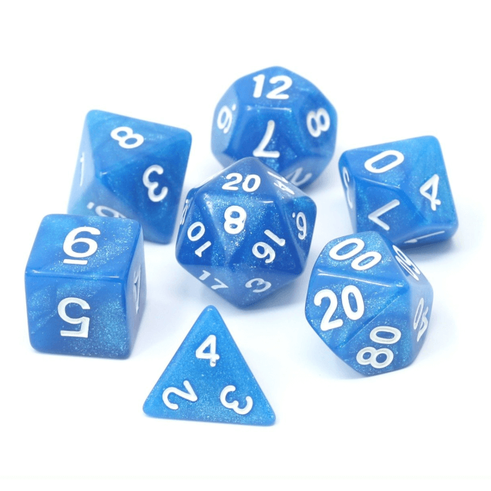 Dice 7-set Galaxy (16mm) Cloud Burst
