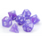 Dice 7-set Galaxy (16mm) Purple