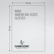 Sleeves Gamegenic Mini-American (Yellow 42x65mm 50ct) Clear