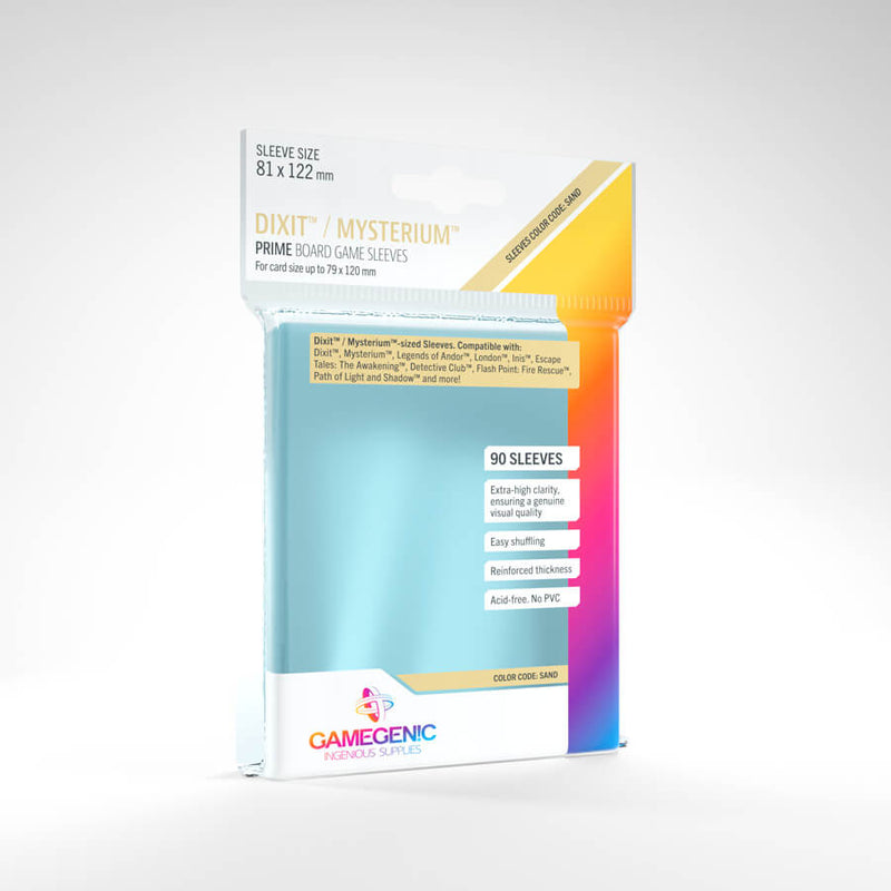 Sleeves Gamegenic Dixit (Sand 79x120mm 50ct) Clear
