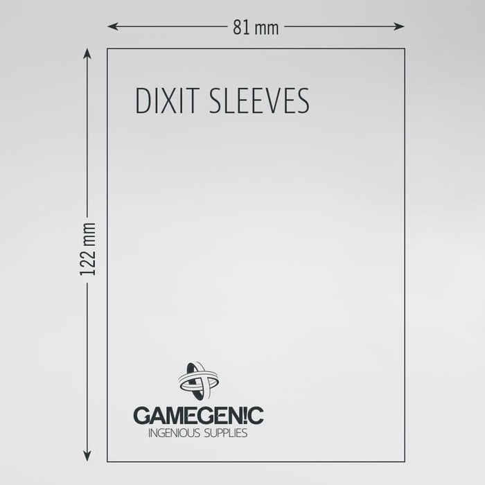 Sleeves Gamegenic Dixit (Sand 79x120mm 50ct) Clear