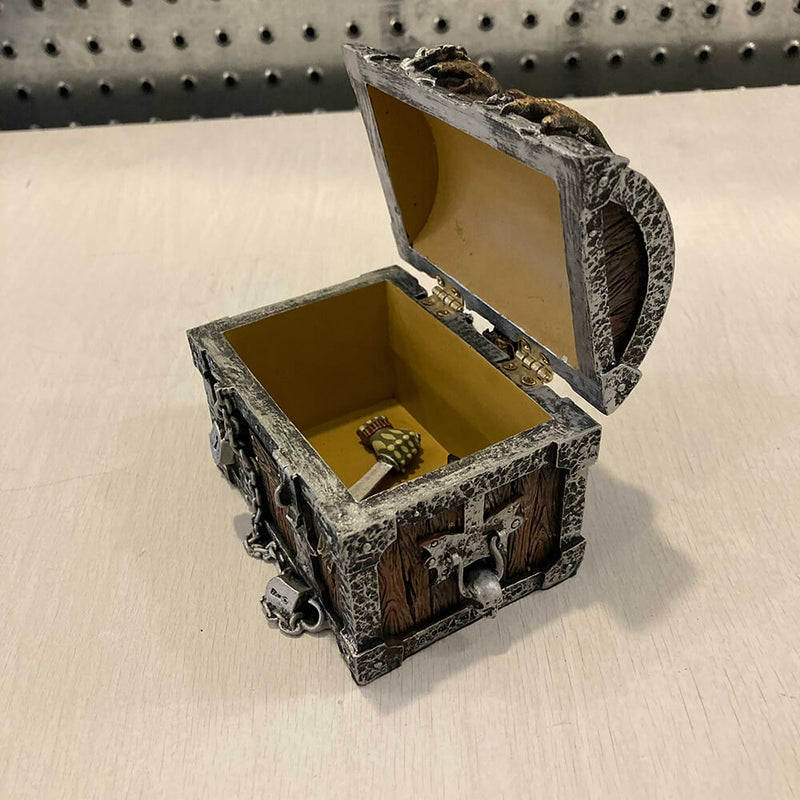 Box - Treasure Chest Resin Gargoyle