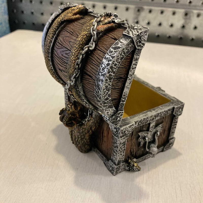Box - Treasure Chest Resin Gargoyle