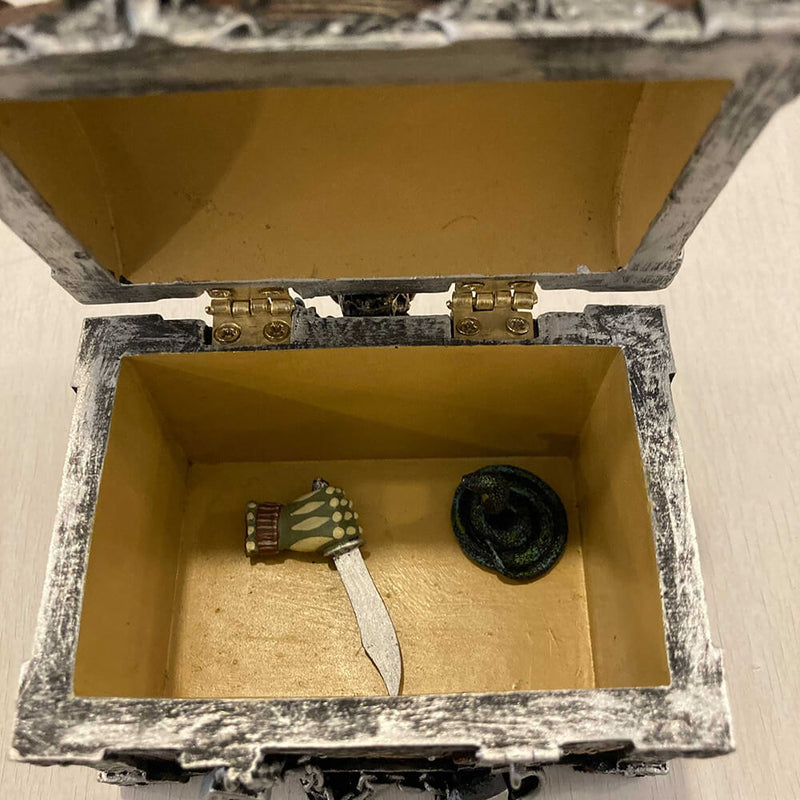 Box - Treasure Chest Resin Gargoyle