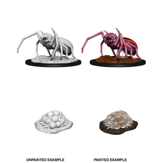 Mini - D&D Nolzur's Marvelous : Giant Spider & Egg Clutch