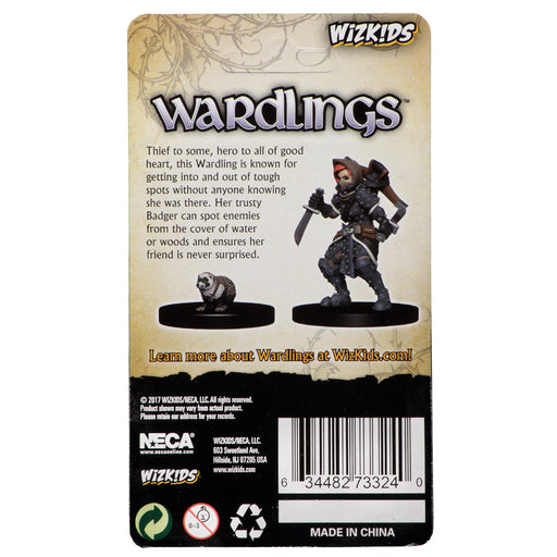 Mini - Wardlings : Girl Rogue and Badger