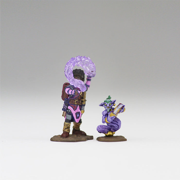 Mini - Wardlings : Girl Wizard and Genie