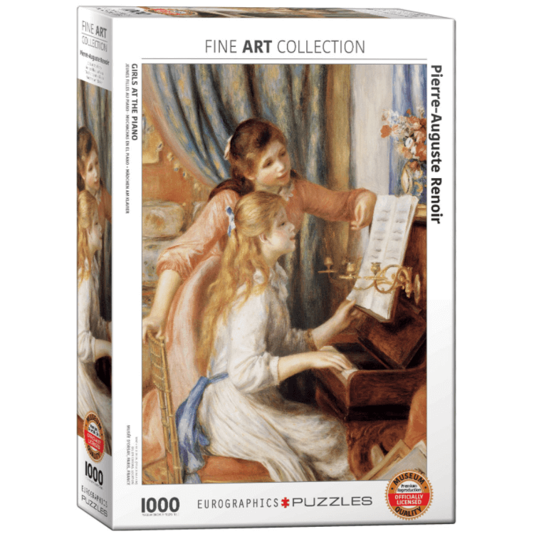Puzzle (1000pc) Fine Art : Girls at the Piano