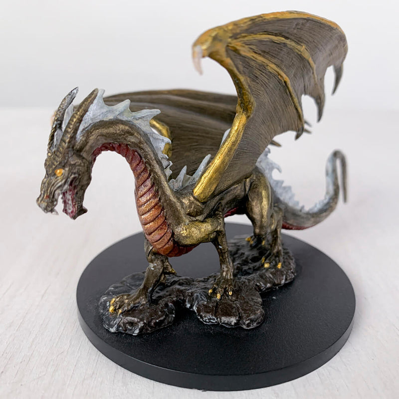 Pro Painted Miniature by Lauren Bilanko | Gold Dragon