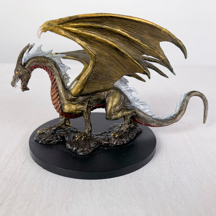 Pro Painted Miniature by Lauren Bilanko | Gold Dragon