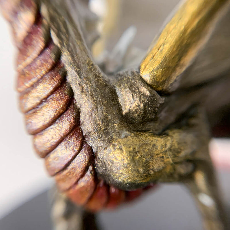 Pro Painted Miniature by Lauren Bilanko | Gold Dragon