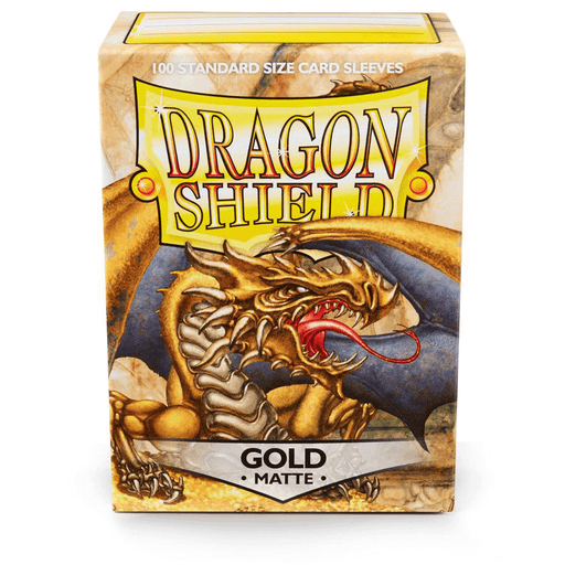 Sleeves Dragon Shield (100ct) Matte : Gold