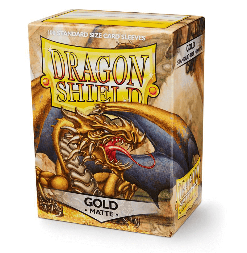 Sleeves Dragon Shield (100ct) Matte : Gold