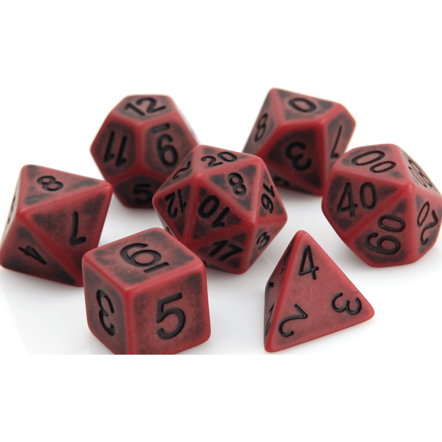 Dice 7-set Golem (16mm) Blood — Twenty Sided™