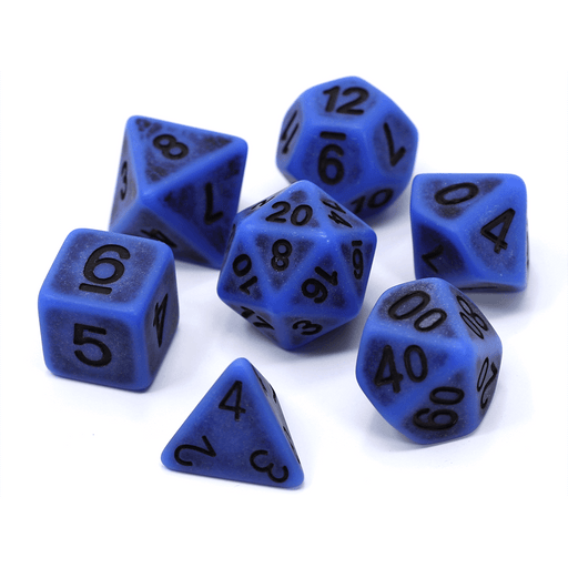 Dice 7-set Golem (16mm) Cobalt