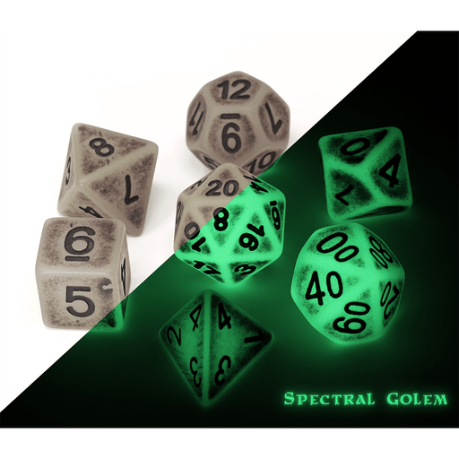 Dice 7-set Golem (16mm) Spectral