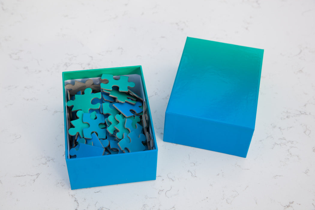 Gradient Puzzle (100pc) Blue / Green