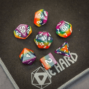 Dice 7-set Gradient (16mm) Rainbow