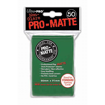 Sleeves Ultra Pro (50ct) Pro Matte : Green