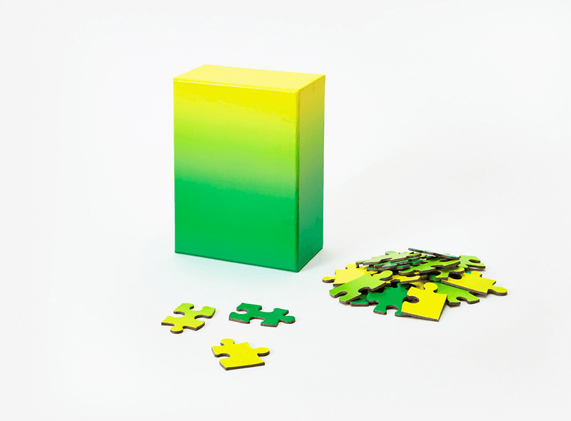 Gradient Puzzle (100pc) Green / Yellow